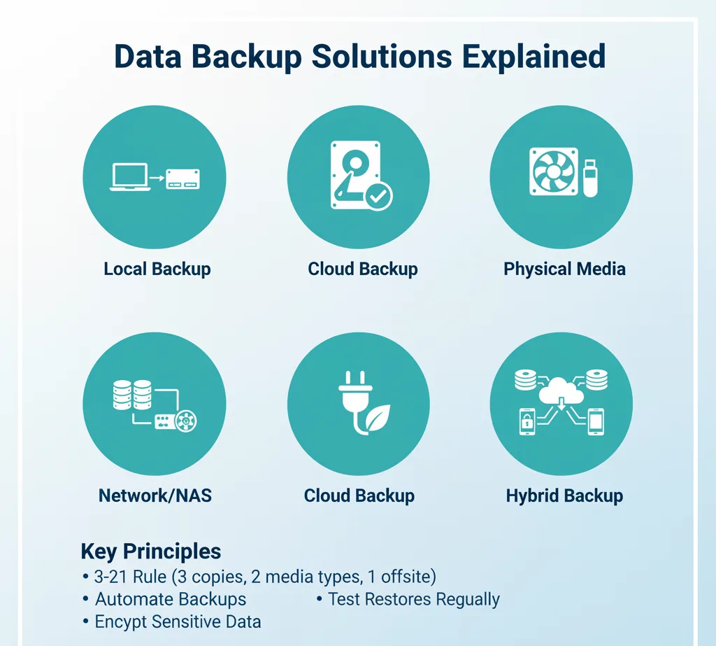 Data Backup Solutions Explained - 雷速tianrui
